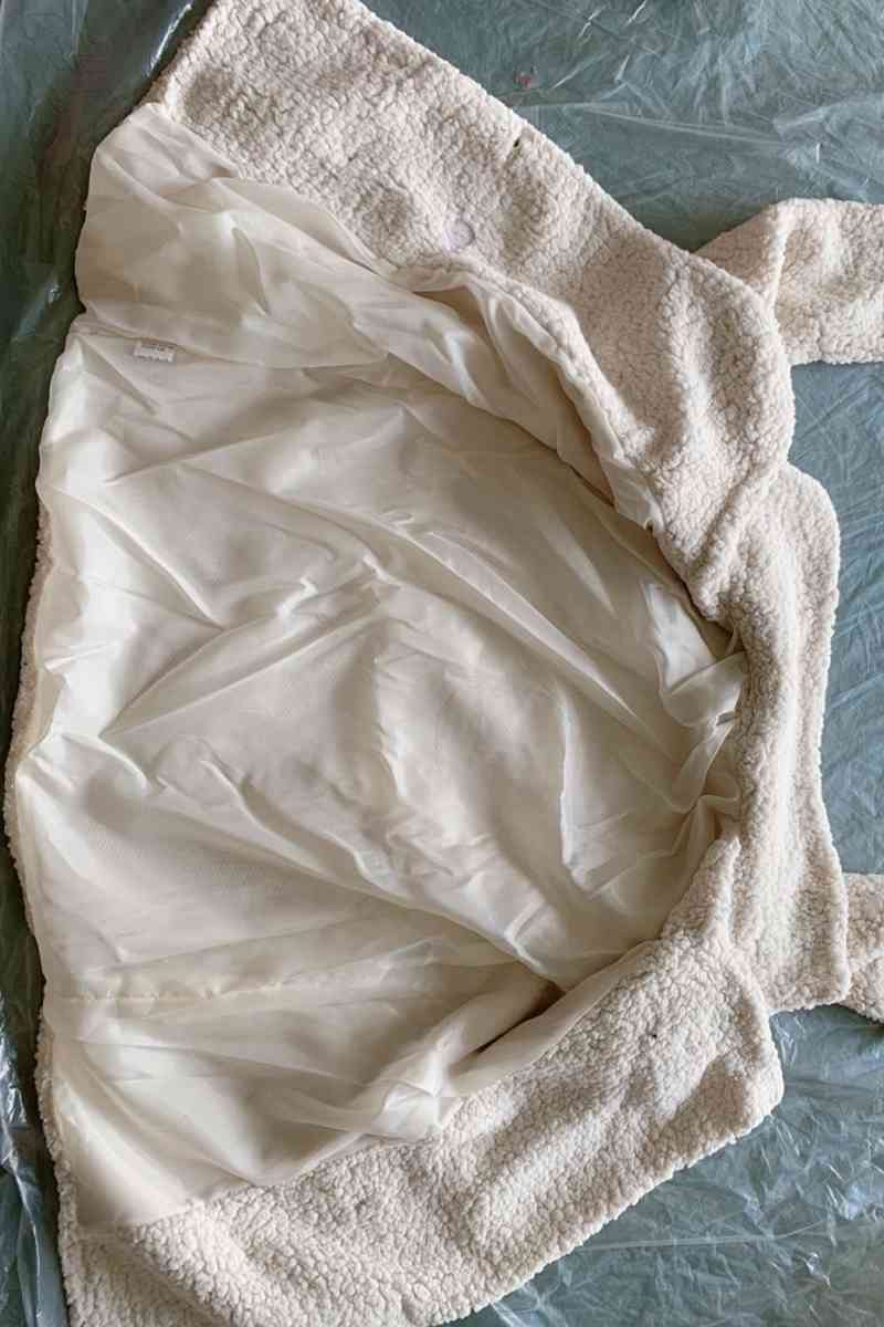 Abrigo Sherpa de cuello de solapa de tamaño completo