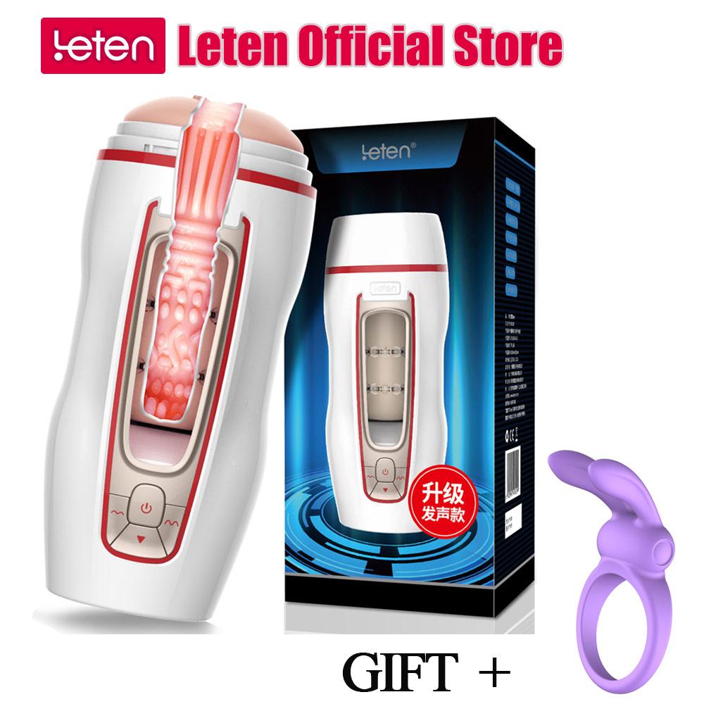 LETEN Male Masturbator Multi Speed Intelligent Electric Male Masturbation Cup