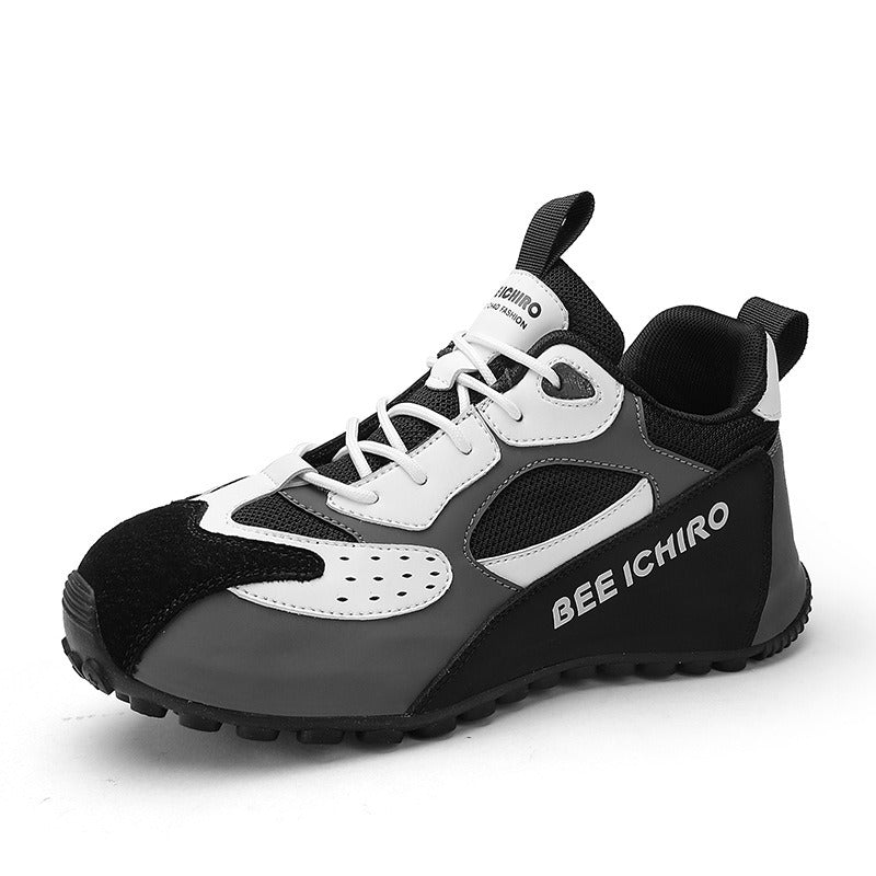 Men's Shoes Colorful Package Bottom Shoes Comfortable Leather Inside High Casual Sports Trend Shoes
