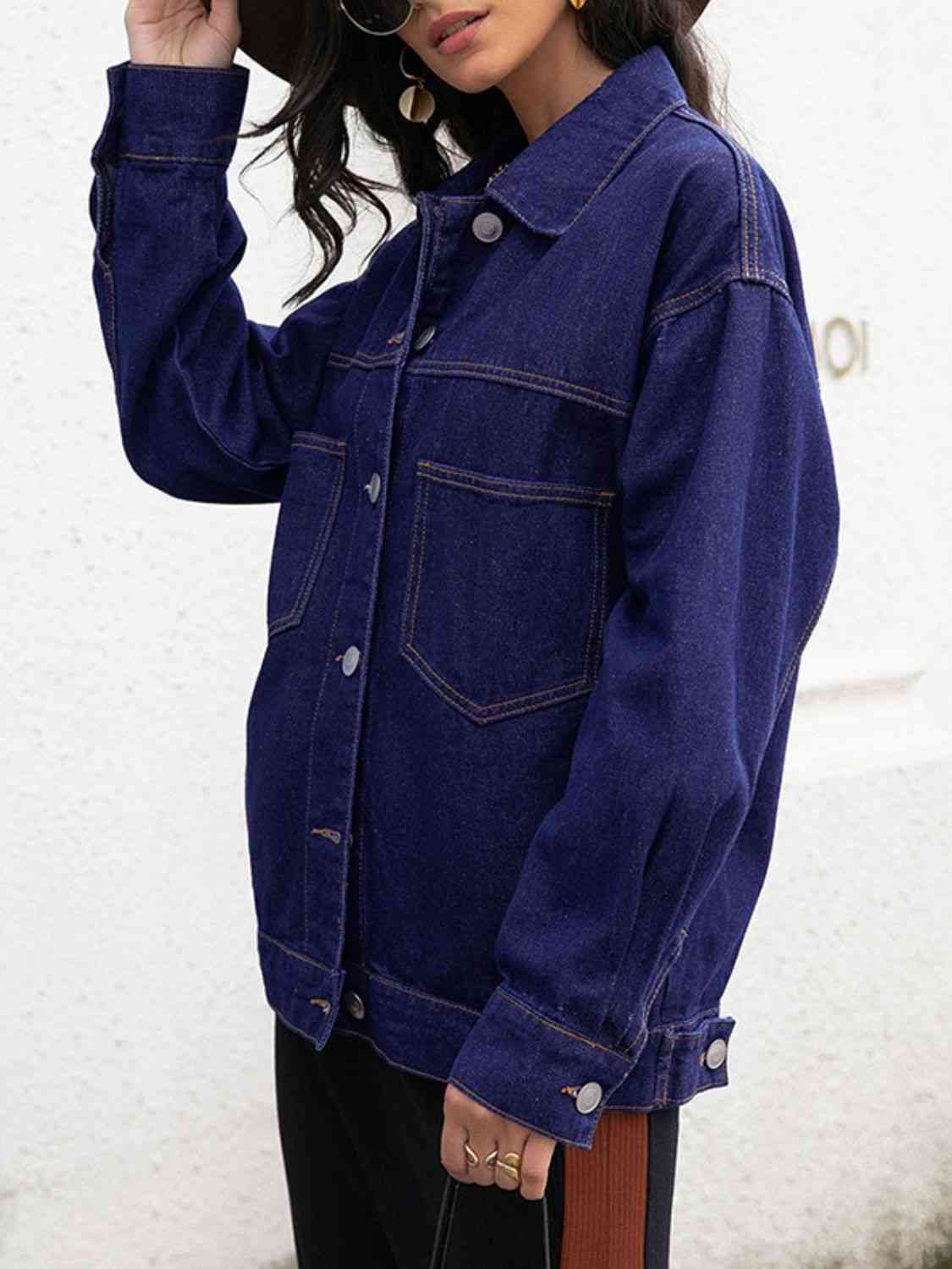 Chaqueta vaquera abotonada