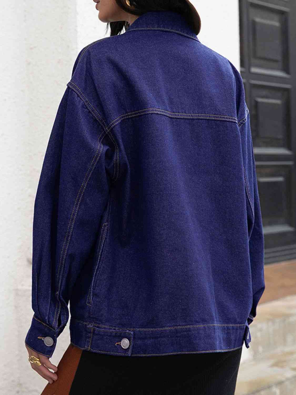 Chaqueta vaquera abotonada