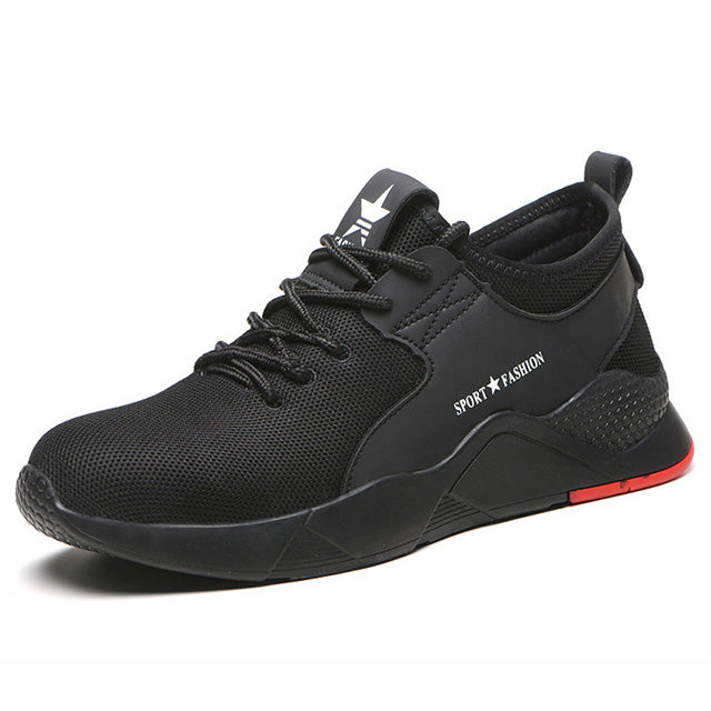 Botas para hombre, botas de seguridad para el trabajo con punta de acero, zapatos de seguridad antigolpes para zapatillas informales, zapatos para hombre, botas militares, zapatos de trabajo