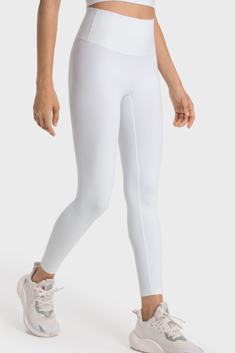 Leggings de yoga de tiro alto con cintura ancha