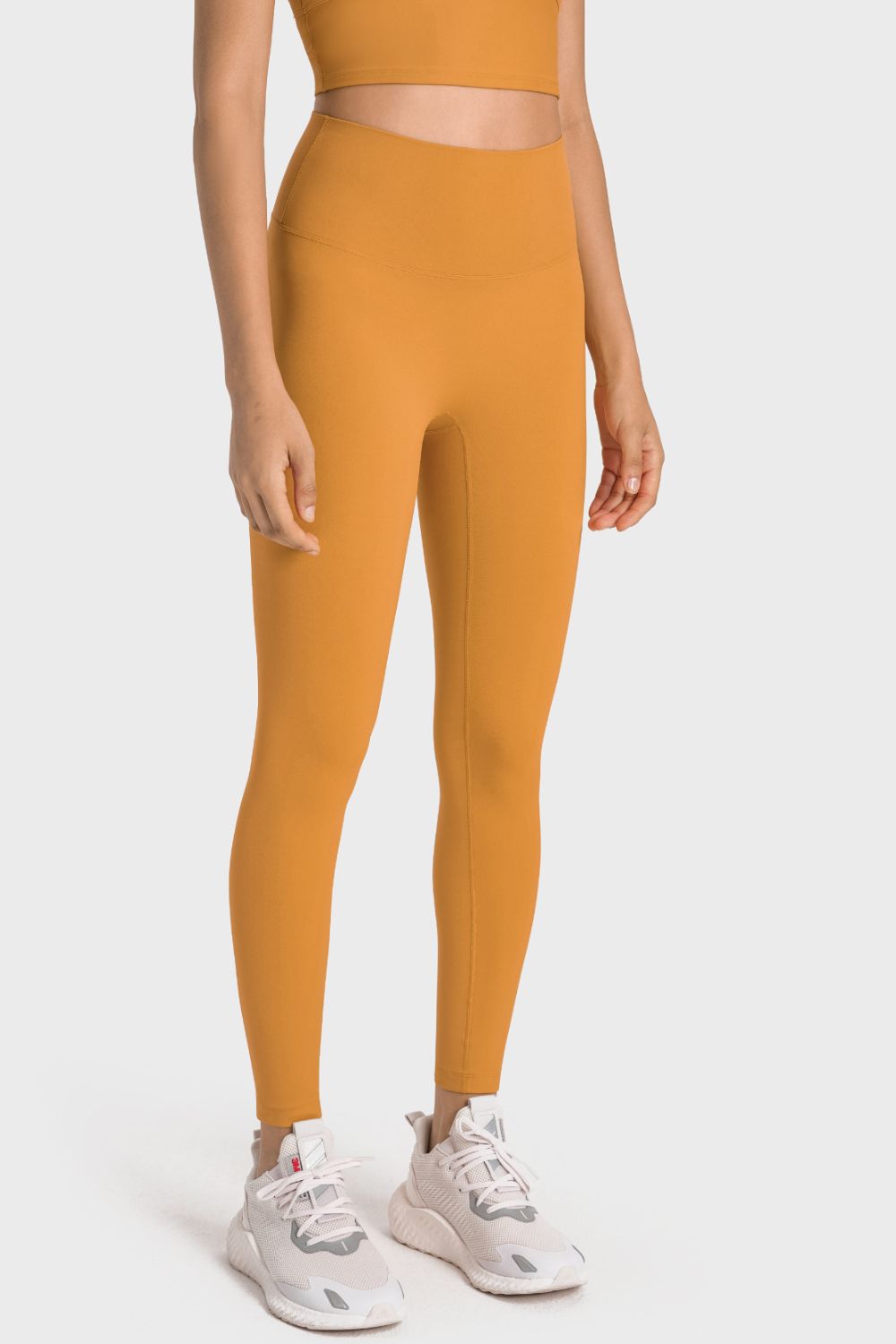 Leggings de yoga de tiro alto con cintura ancha