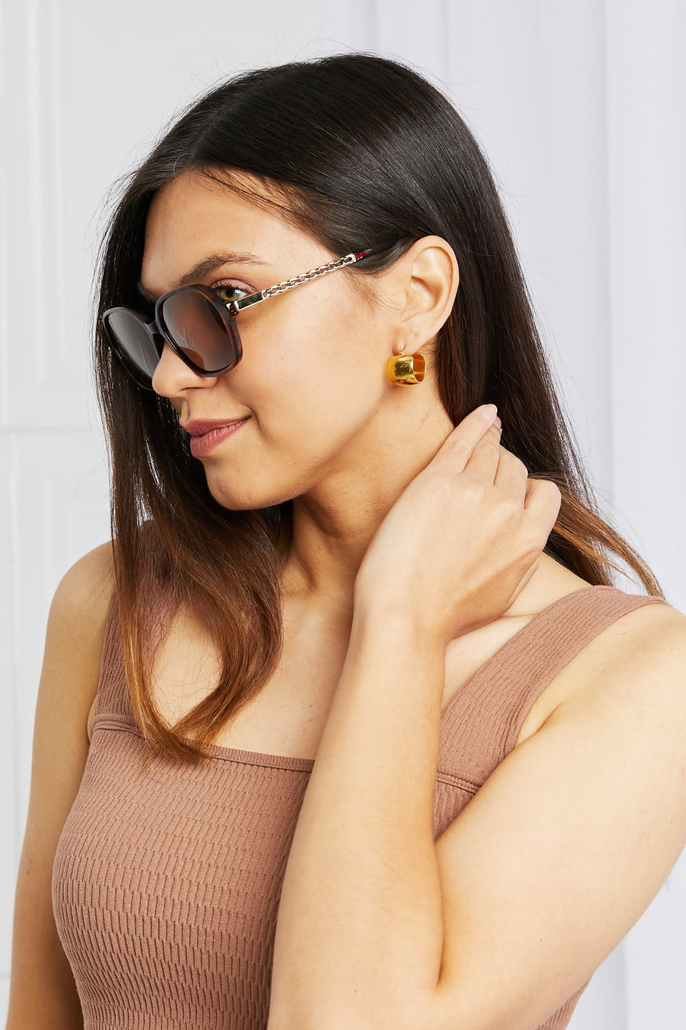 Gafas de sol de borde completo con lentes de polarización TAC