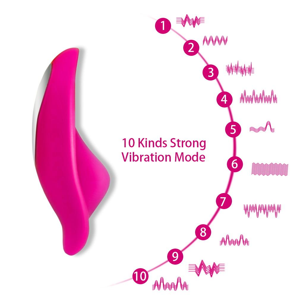 Huevo vibrador portátil de 10 velocidades con control remoto