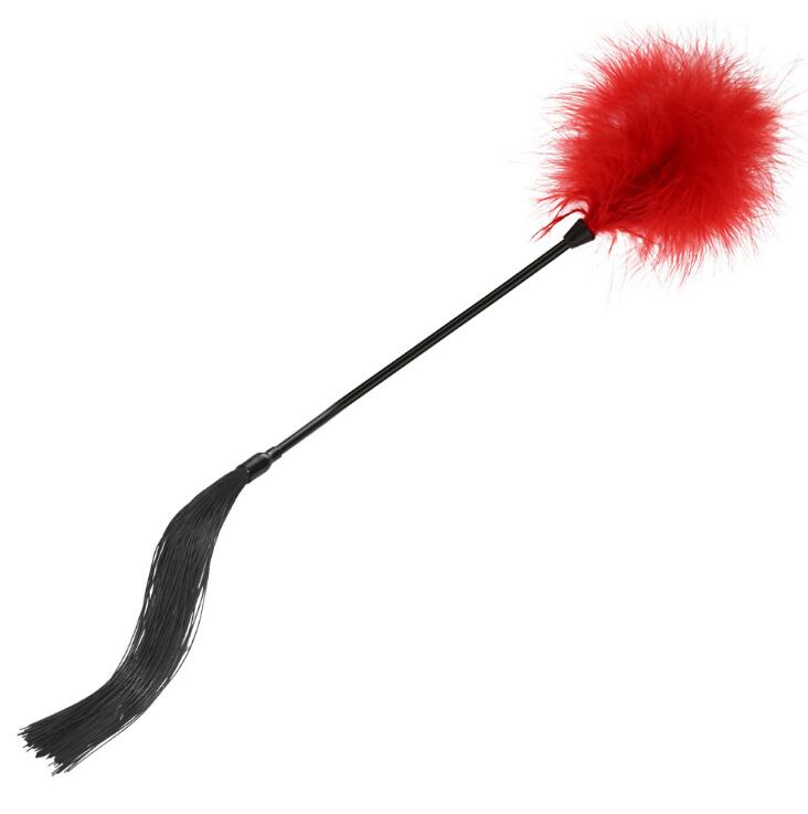 Palo de látigo de plumas