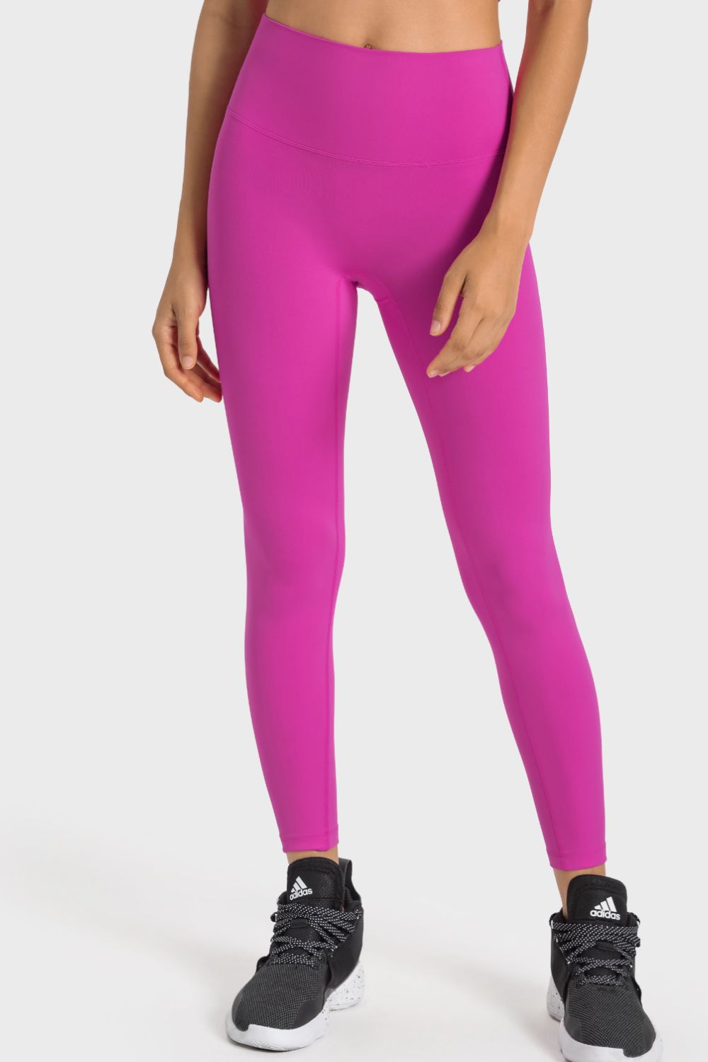 Leggings de yoga de tiro alto con cintura ancha