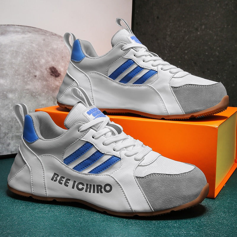 Men's Shoes Colorful Package Bottom Shoes Comfortable Leather Inside High Casual Sports Trend Shoes