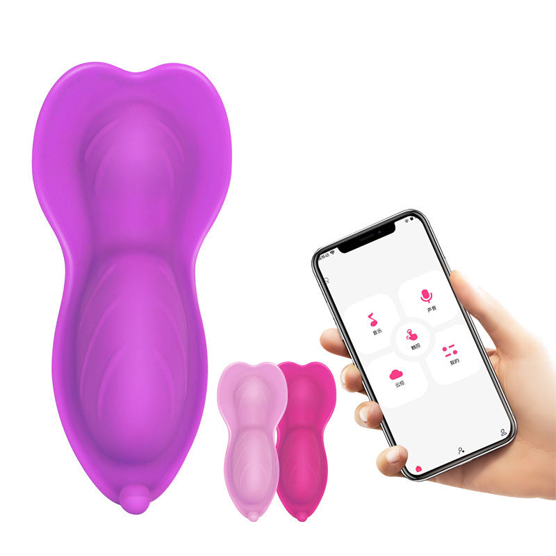 Remote Wear APP Wave Of Flowers Control remoto inalámbrico Parejas con potente masaje de vibración Puente sexual erótico