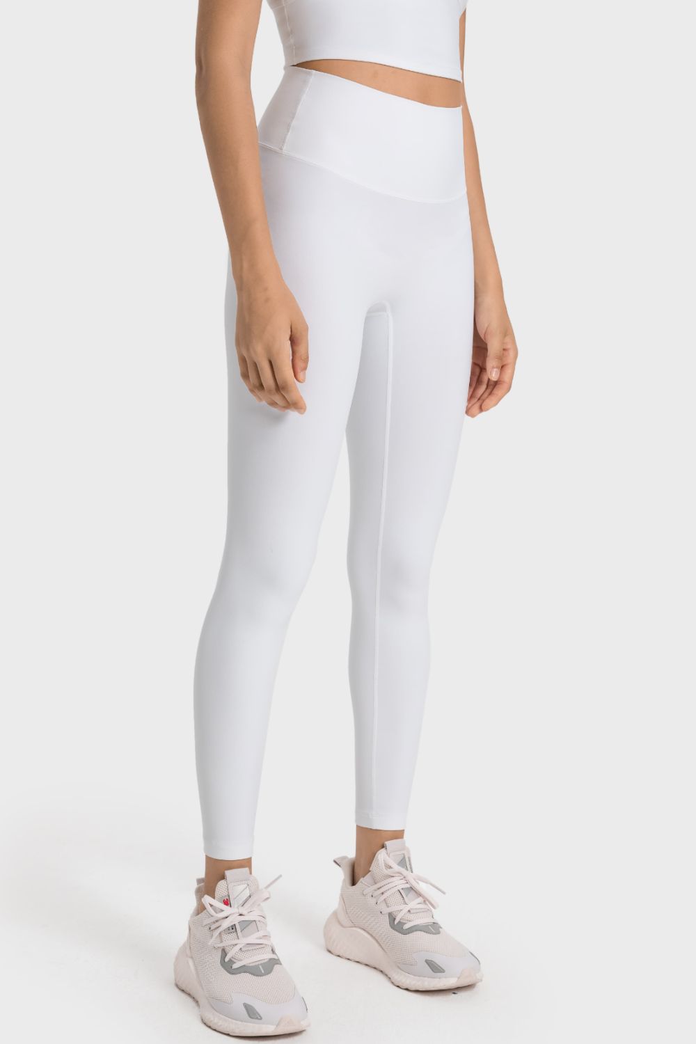 Leggings de yoga de tiro alto con cintura ancha