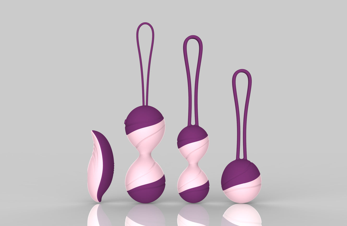 Y.LOVE Kegel Ball Función de ejercicio y masaje 2 en 1