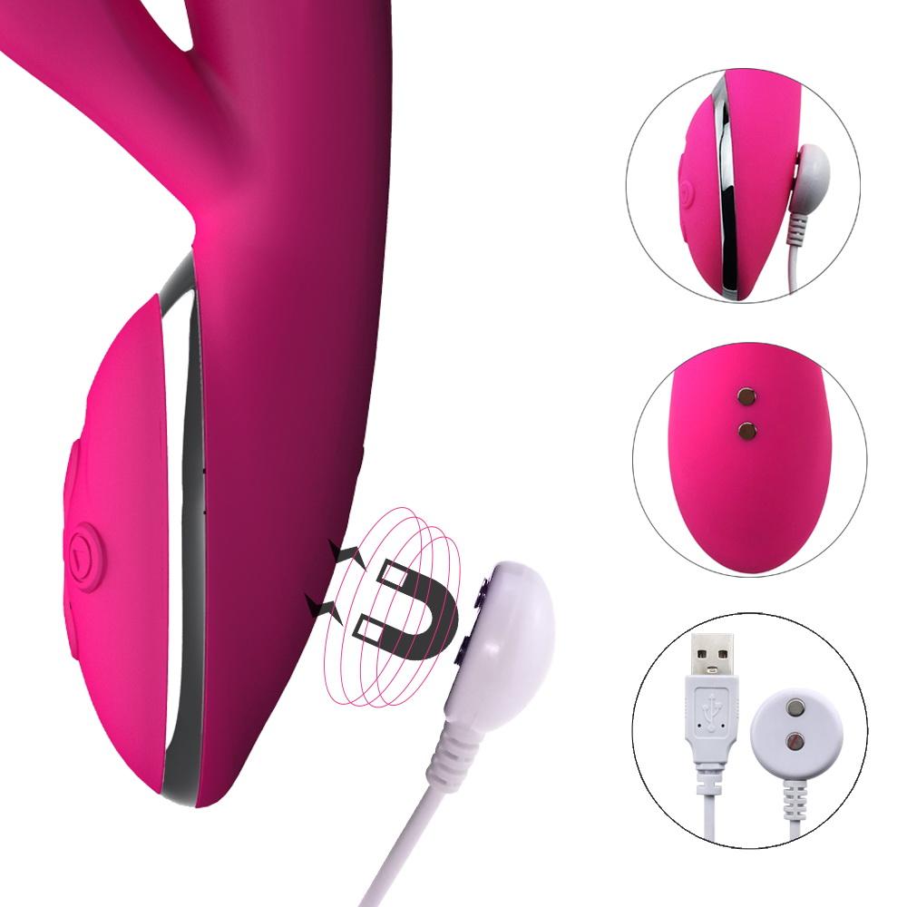 Eroticos Sex Toy Medical Silicon Calefacción Dildo Vibrador para mujeres, Potente estimulador de clítoris de punto G