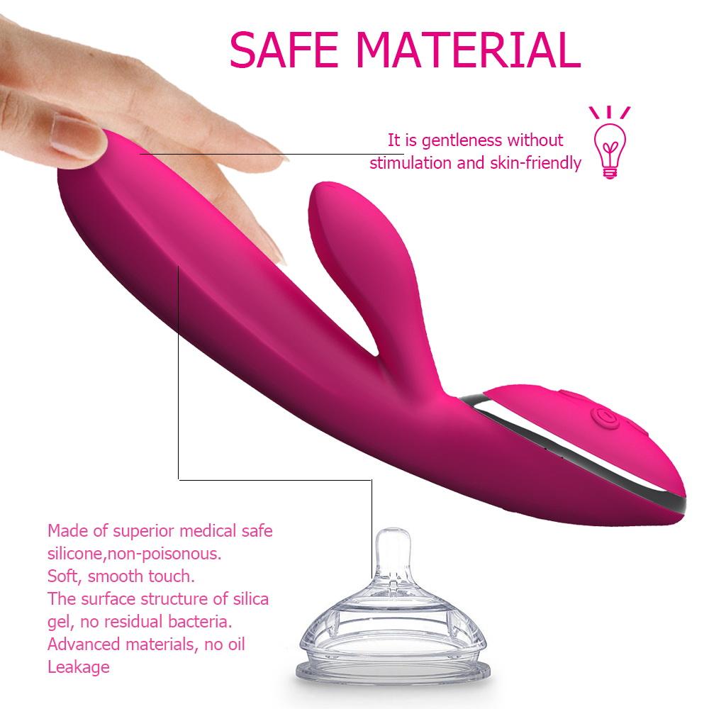 Eroticos Sex Toy Medical Silicon Calefacción Dildo Vibrador para mujeres, Potente estimulador de clítoris de punto G