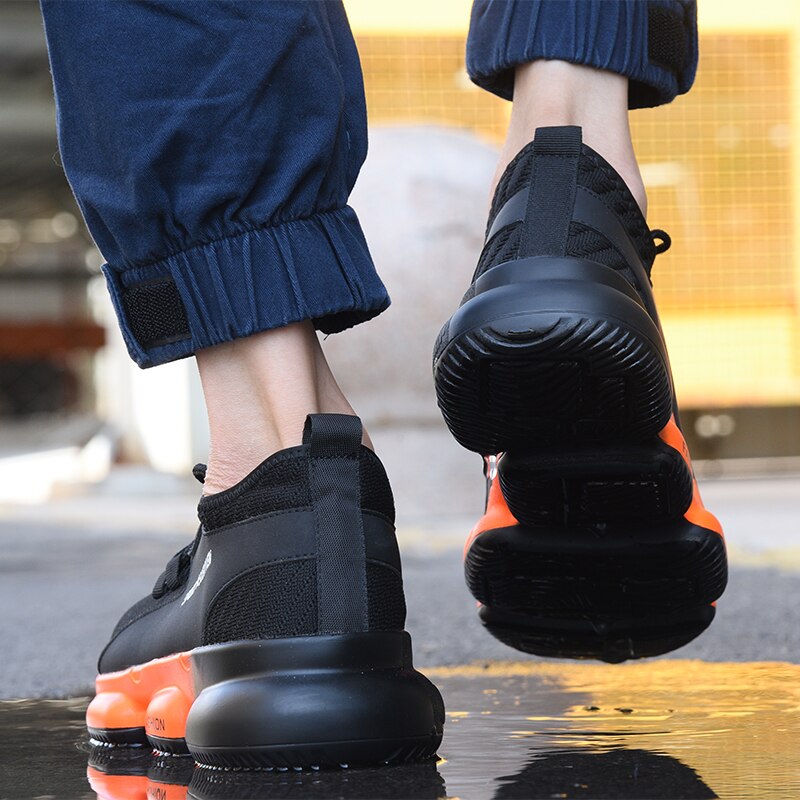 Zapatos de seguridad Botas para hombres Zapatos con punta de acero