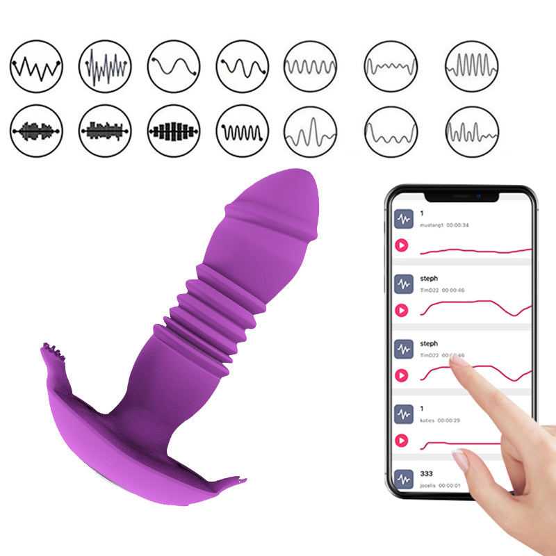 Jersey retráctil para mujer con control remoto para parejas