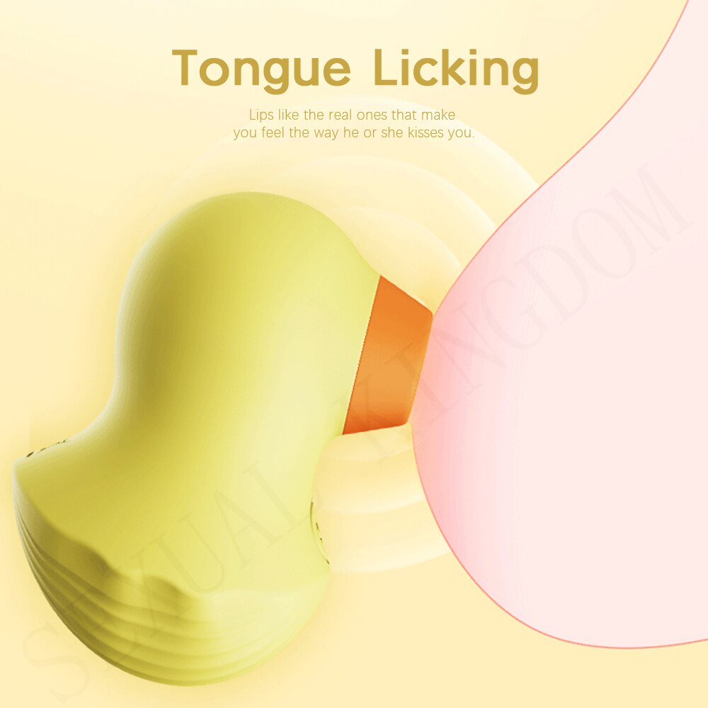 chupando pato vibrador