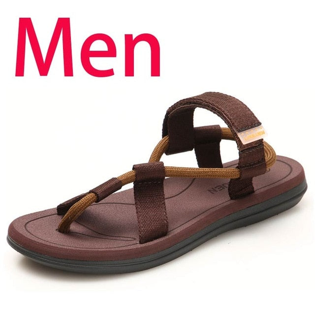 Men Sandals Summer Beach Shoes Roma Leisure Breathable Gladiator Sandals Male Shoes Adult Flip Flops Shoes Zapatos Hombre