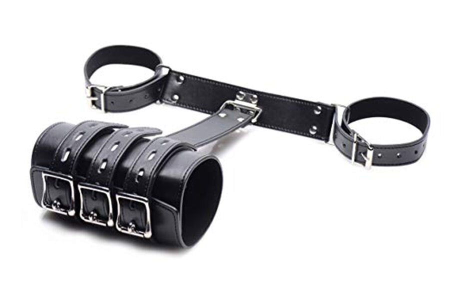 Restricción de cuero BDSM Armbinder