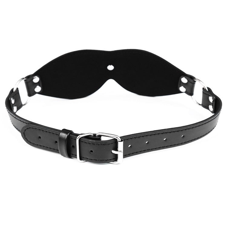 Venda de cuero para los ojos con varios clavos, ajustable, portátil, para adultos