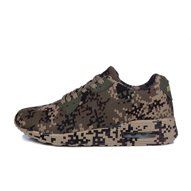Zapatillas de correr para hombre, Zapatillas deportivas para parejas, Zapatillas deportivas para exteriores, zapatillas transpirables de camuflaje para hombre