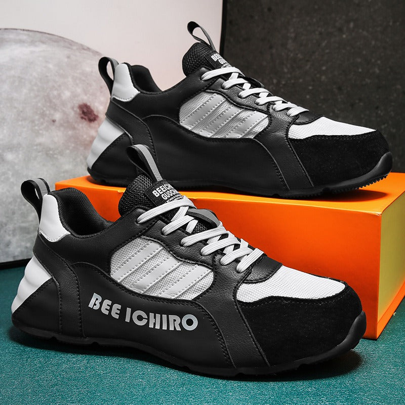 Men's Shoes Colorful Package Bottom Shoes Comfortable Leather Inside High Casual Sports Trend Shoes