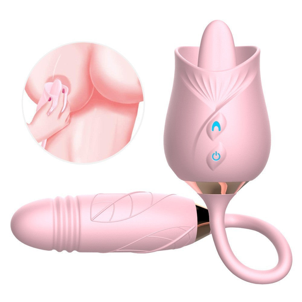 Orena Rose Mantinghua 3 Generaciones Vibrador de succión de doble cabeza