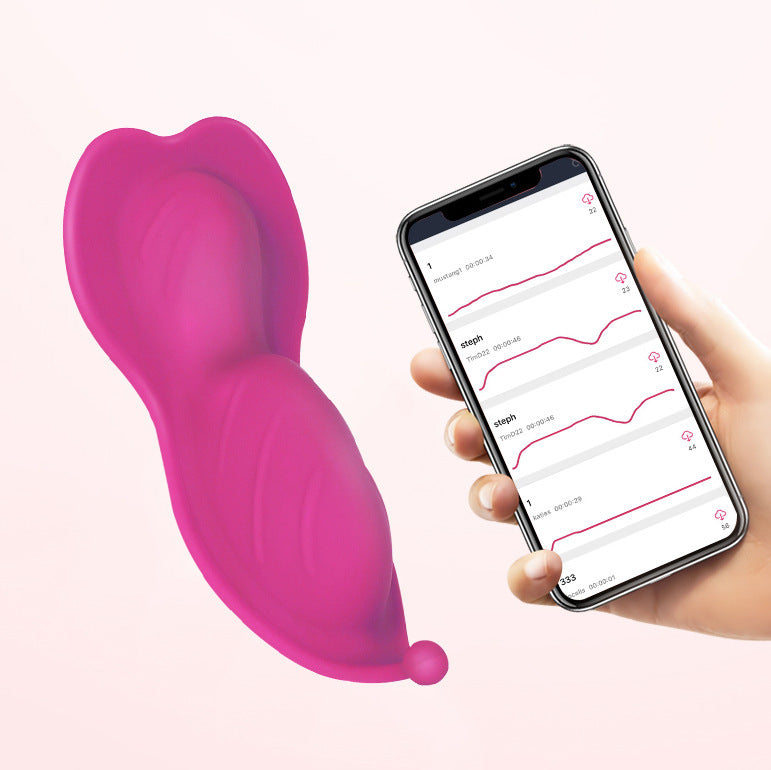 Remote Wear APP Wave Of Flowers Control remoto inalámbrico Parejas con potente masaje de vibración Puente sexual erótico