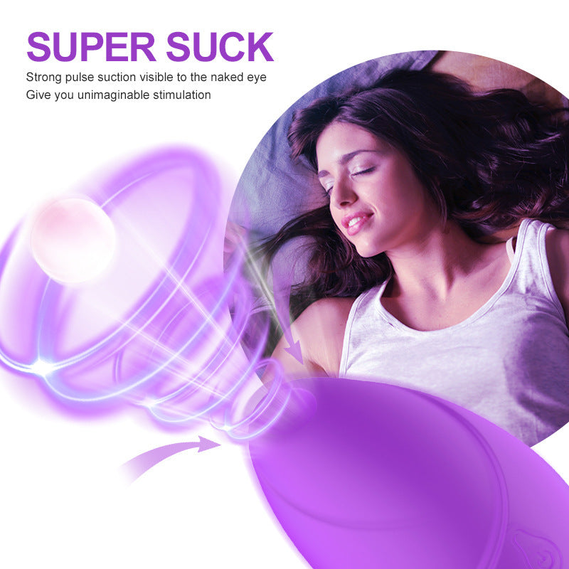 Masturbador vibrador de succión de tulipán