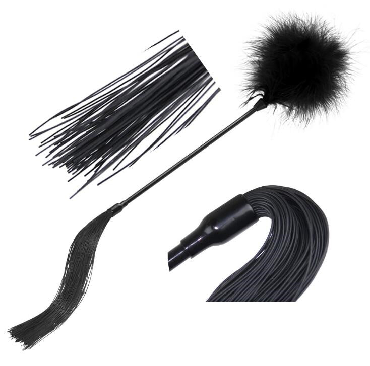 Palo de látigo de plumas