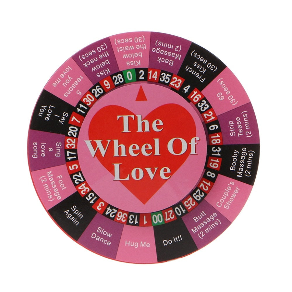 Juego de mesa de juegos sexuales para parejas