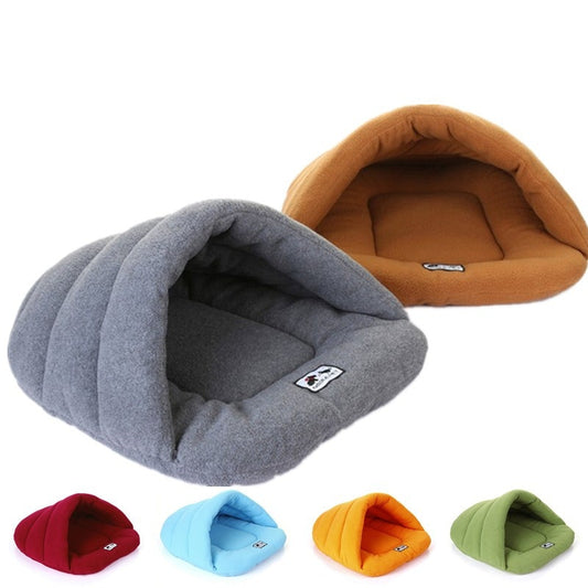 Zapatillas cálidas de invierno estilo cama para perros, casa para perros, casa para perros y gatos suave y encantadora, cojín para mascotas, productos de alta calidad