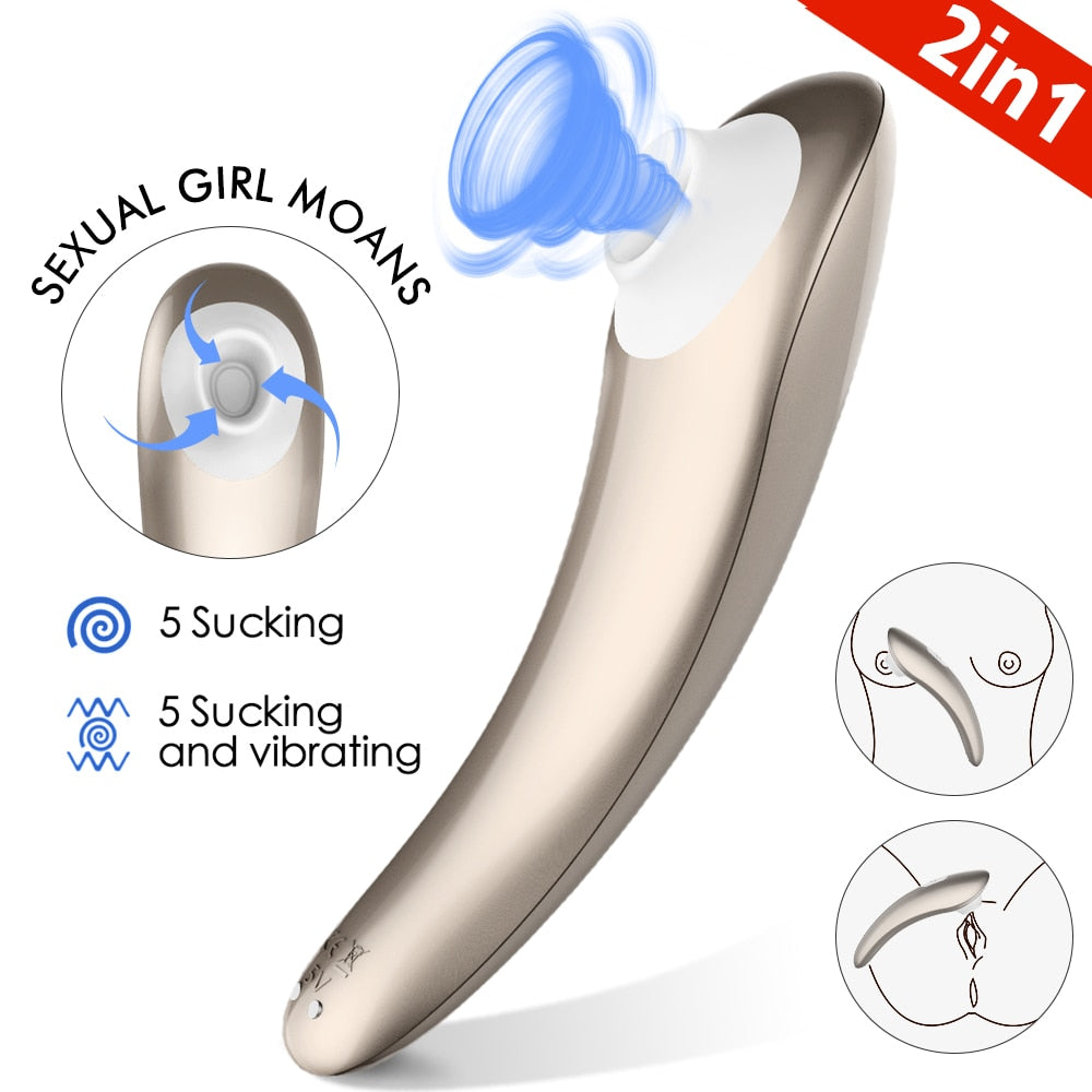 SHANDE Clitoris Stimulator Sucking Vibrator for Woman