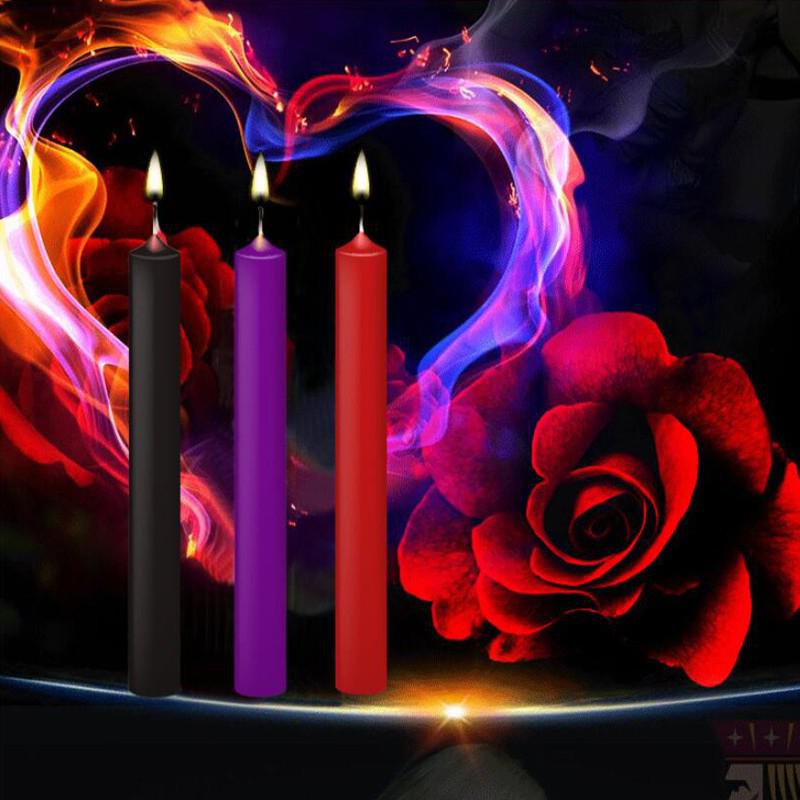 3pcs/set Low Temperature Candle Bdsm Drip Candles