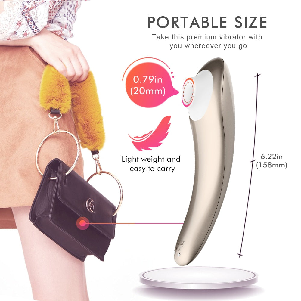 SHANDE Clitoris Stimulator Sucking Vibrator for Woman