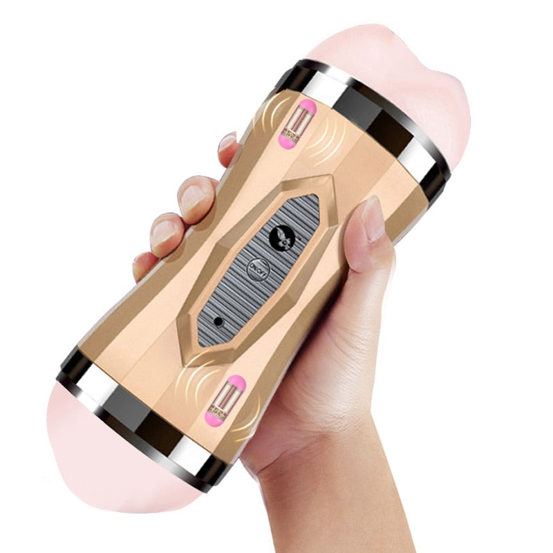 Gelugee Male Masturbator Vibrator