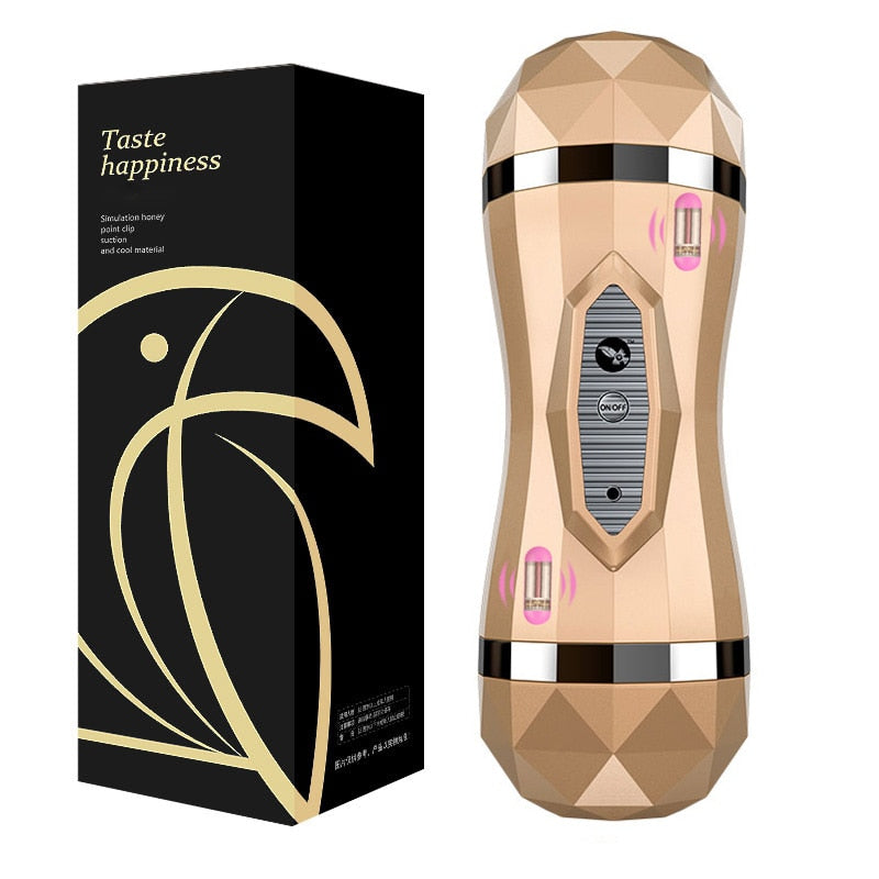 Gelugee Male Masturbator Vibrator