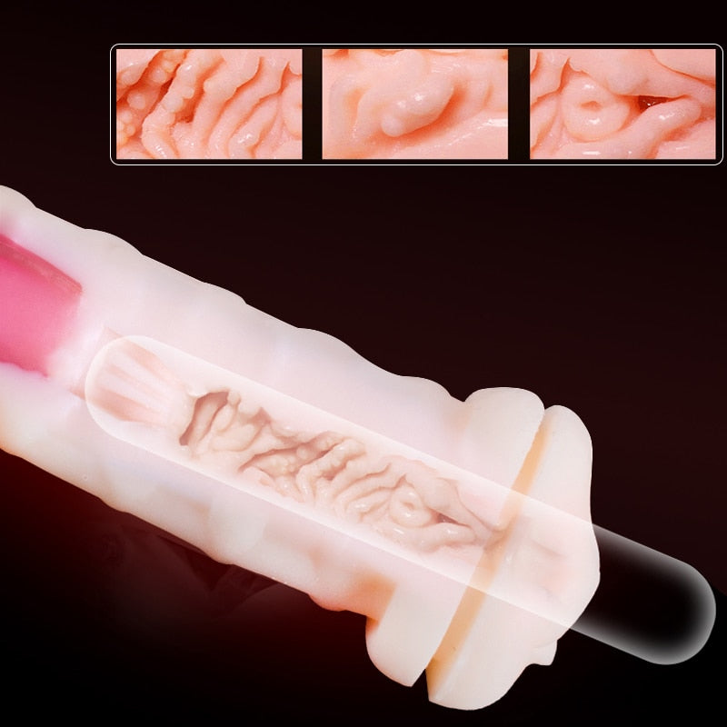 Gelugee Male Masturbator Vibrator