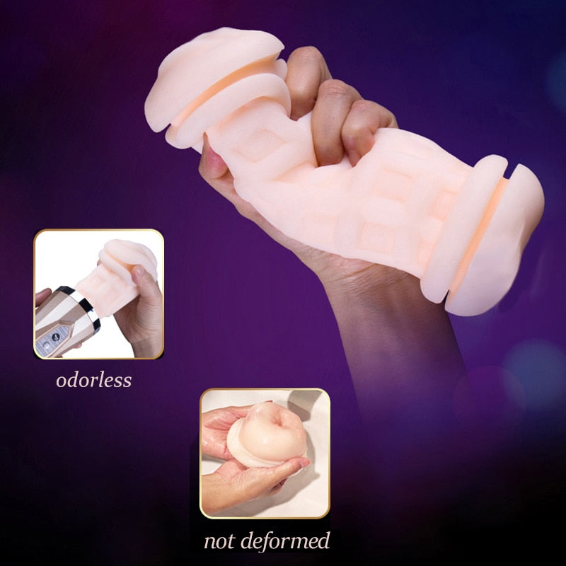 Gelugee Male Masturbator Vibrator