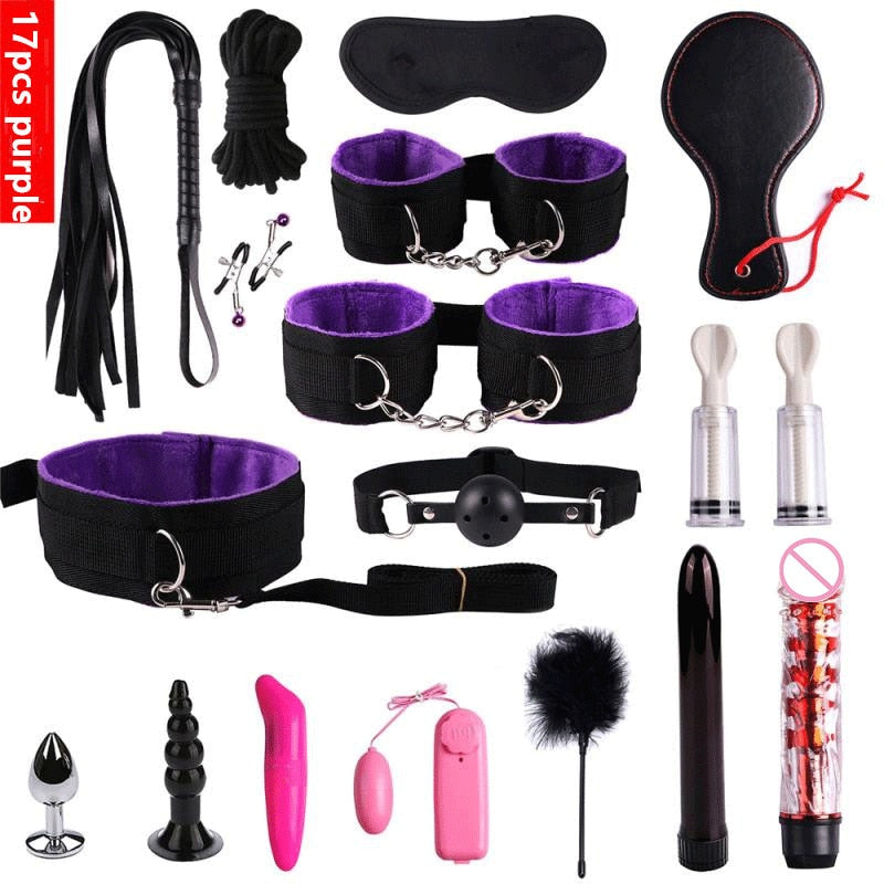 Juego de juegos de esclavos para adultos BDSM Bondage de 23 piezas
