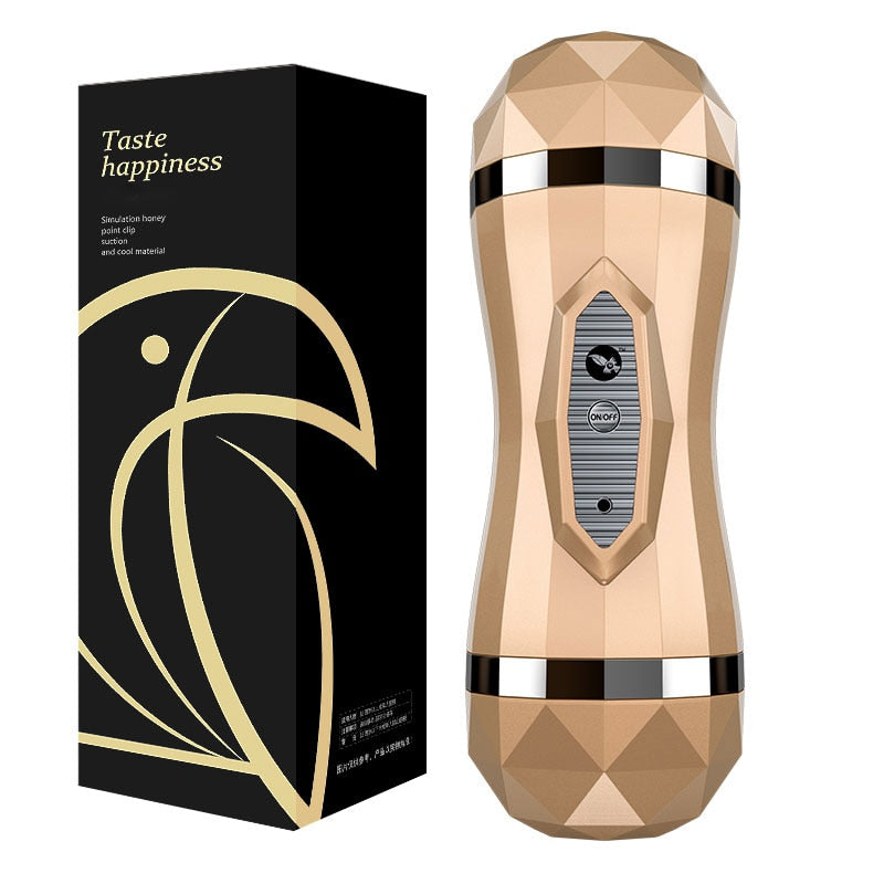 Gelugee Male Masturbator Vibrator