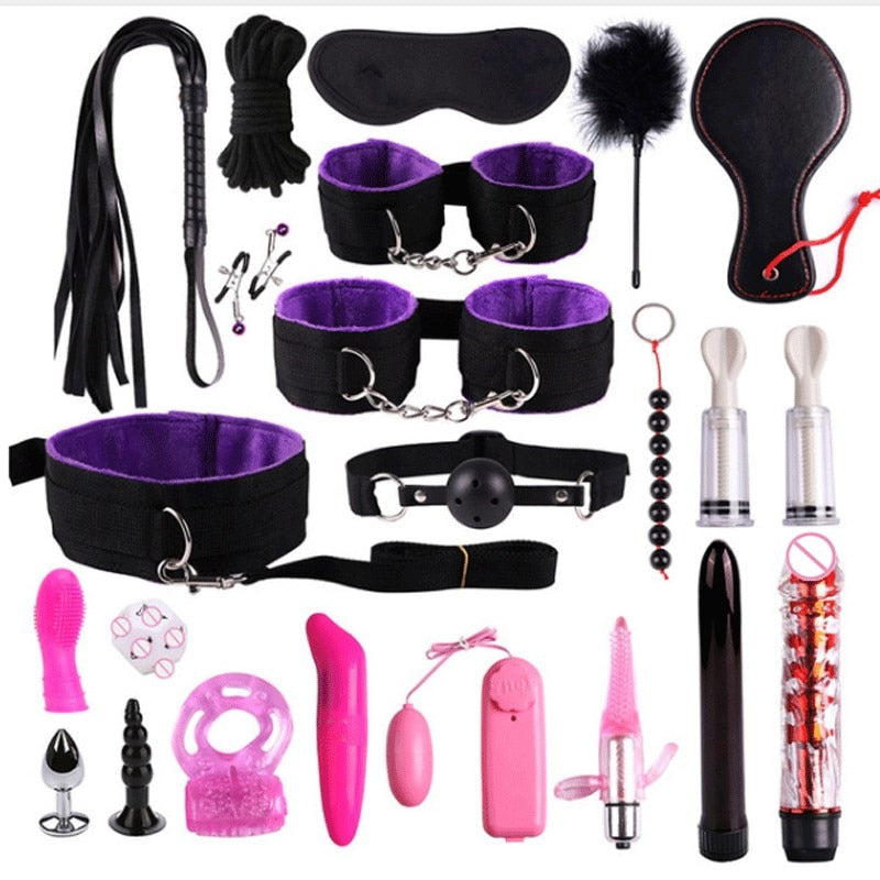 Juego de juegos de esclavos para adultos BDSM Bondage de 23 piezas