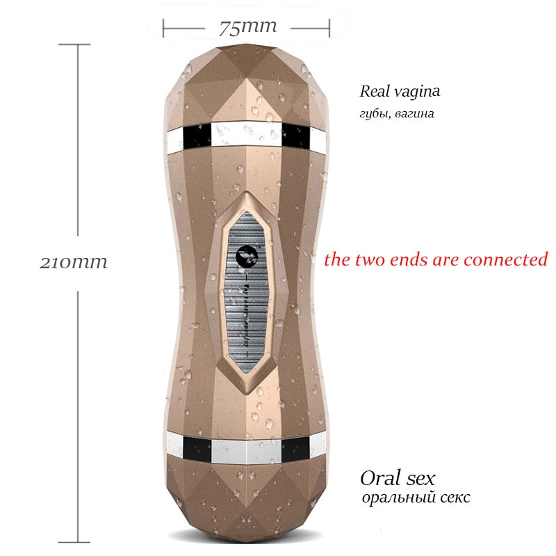 Gelugee Male Masturbator Vibrator