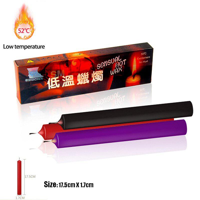 3pcs/set Low Temperature Candle Bdsm Drip Candles