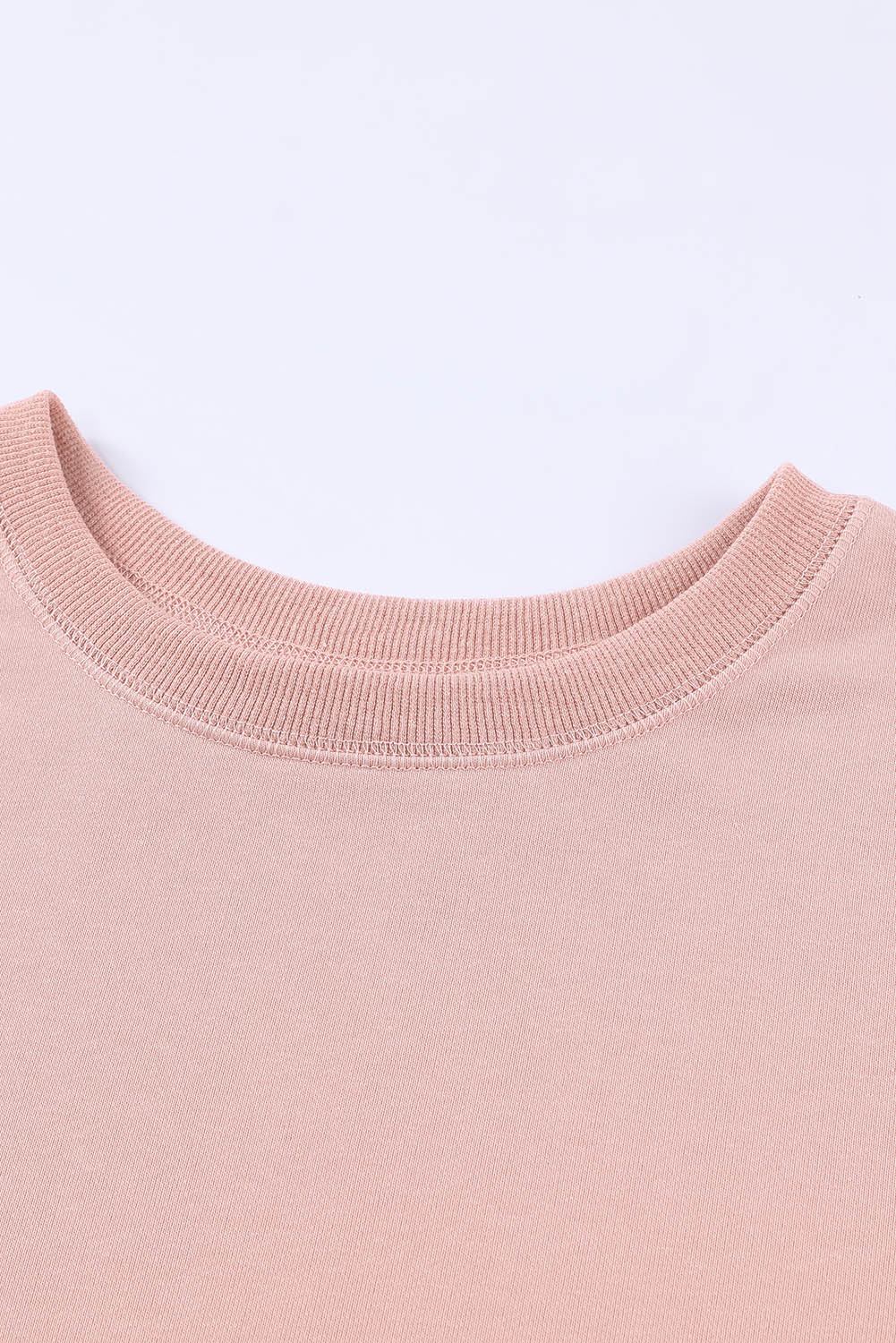 Sudadera con hombros caídos y abertura lateral