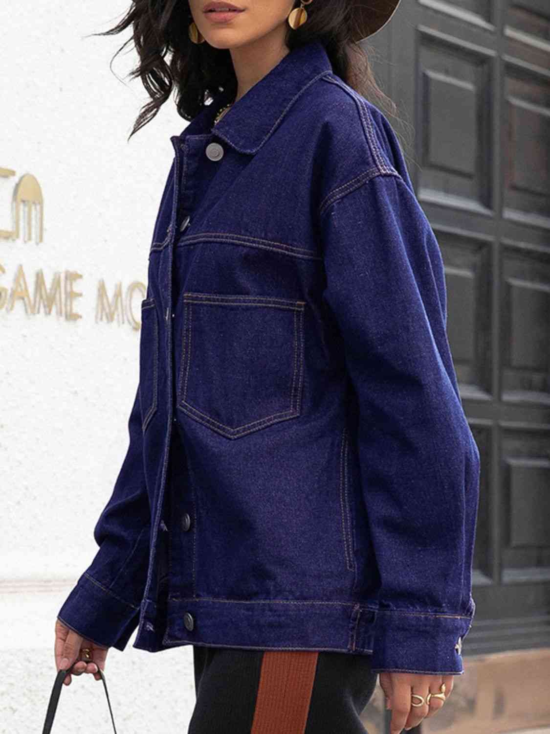 Chaqueta vaquera abotonada