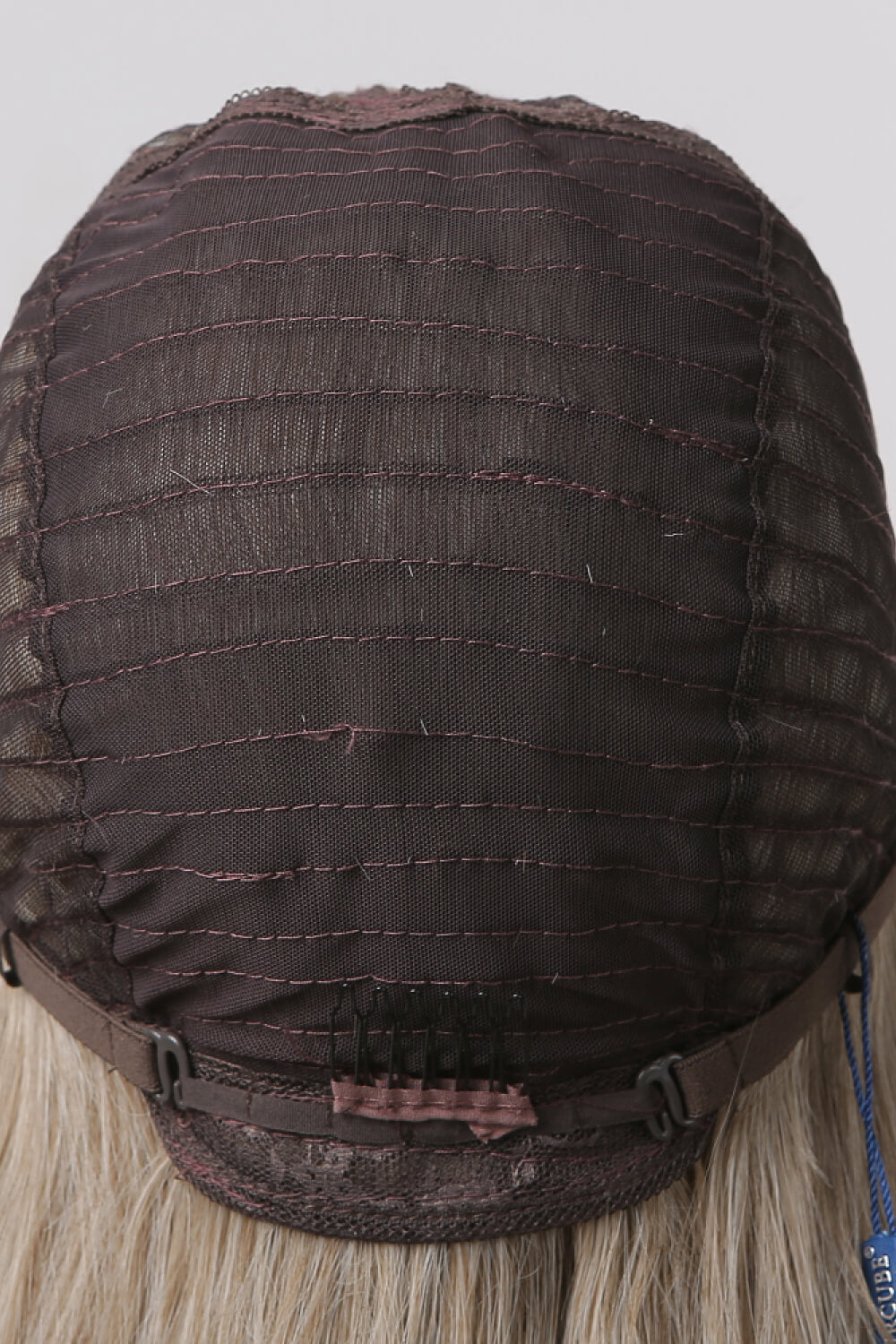 Pelucas delanteras de encaje de 13 * 2 "Onda larga sintética 24" 150% Densidad en reflejos rubios medios