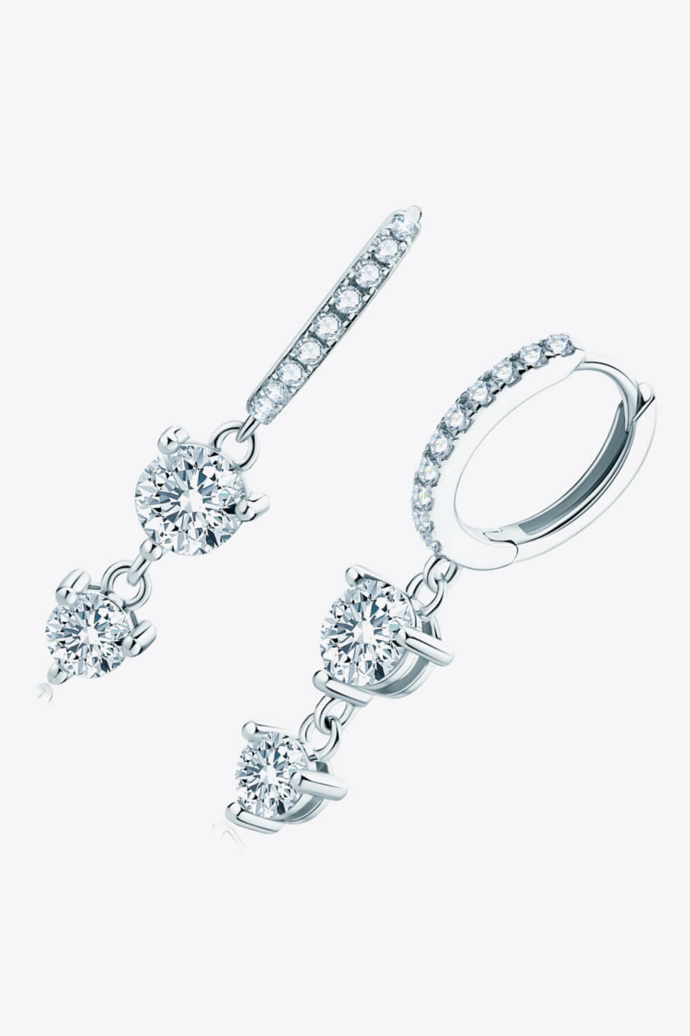 Be The One Aretes colgantes de moissanita