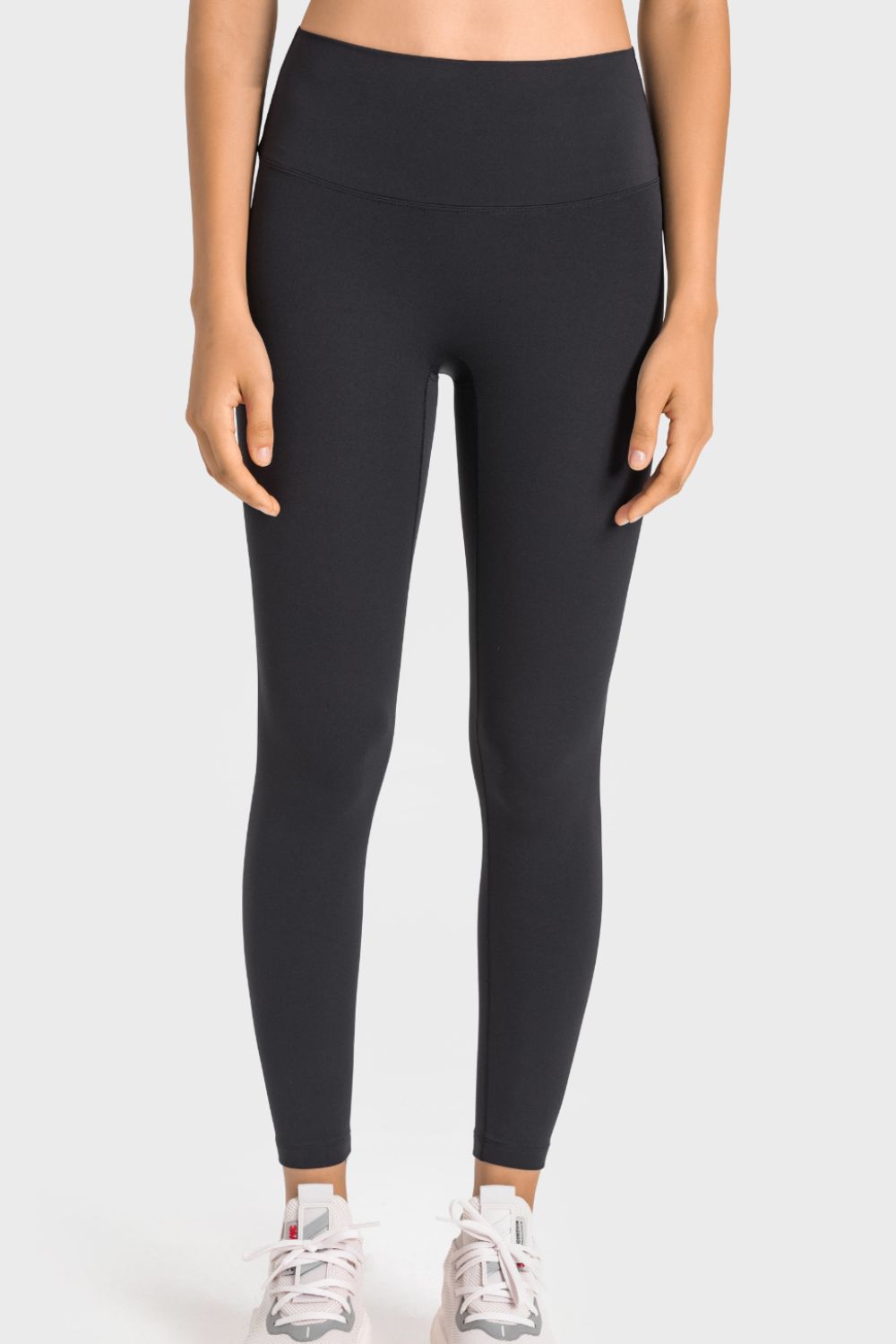 Leggings de yoga de tiro alto con cintura ancha
