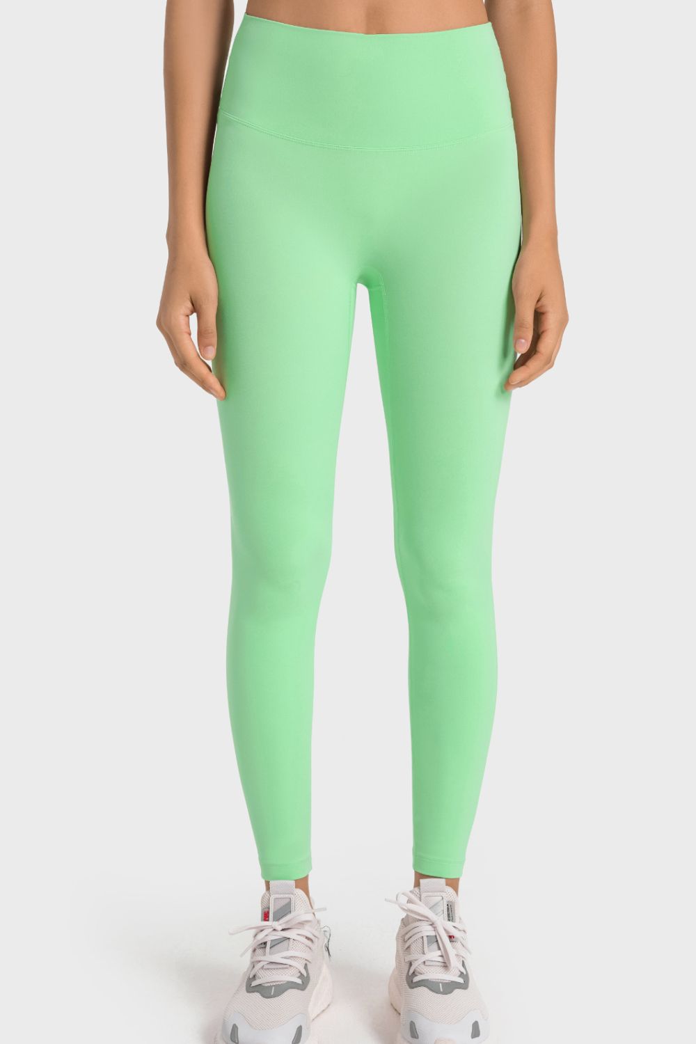 Leggings de yoga de tiro alto con cintura ancha